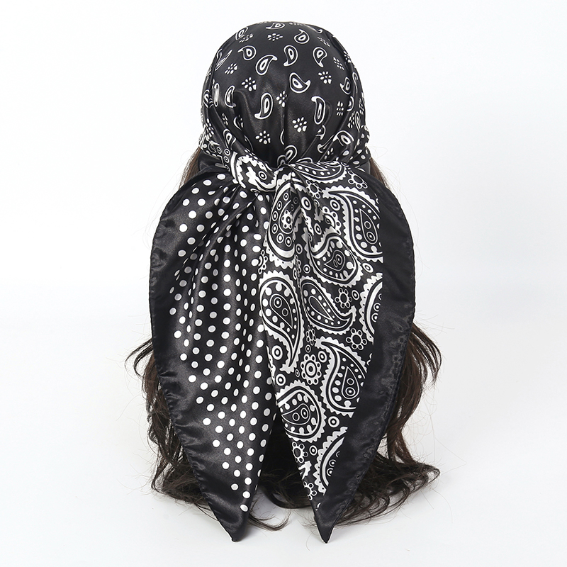 Luxury Skincare Headband - Fazzoletti Sciarpa di seta per capelli