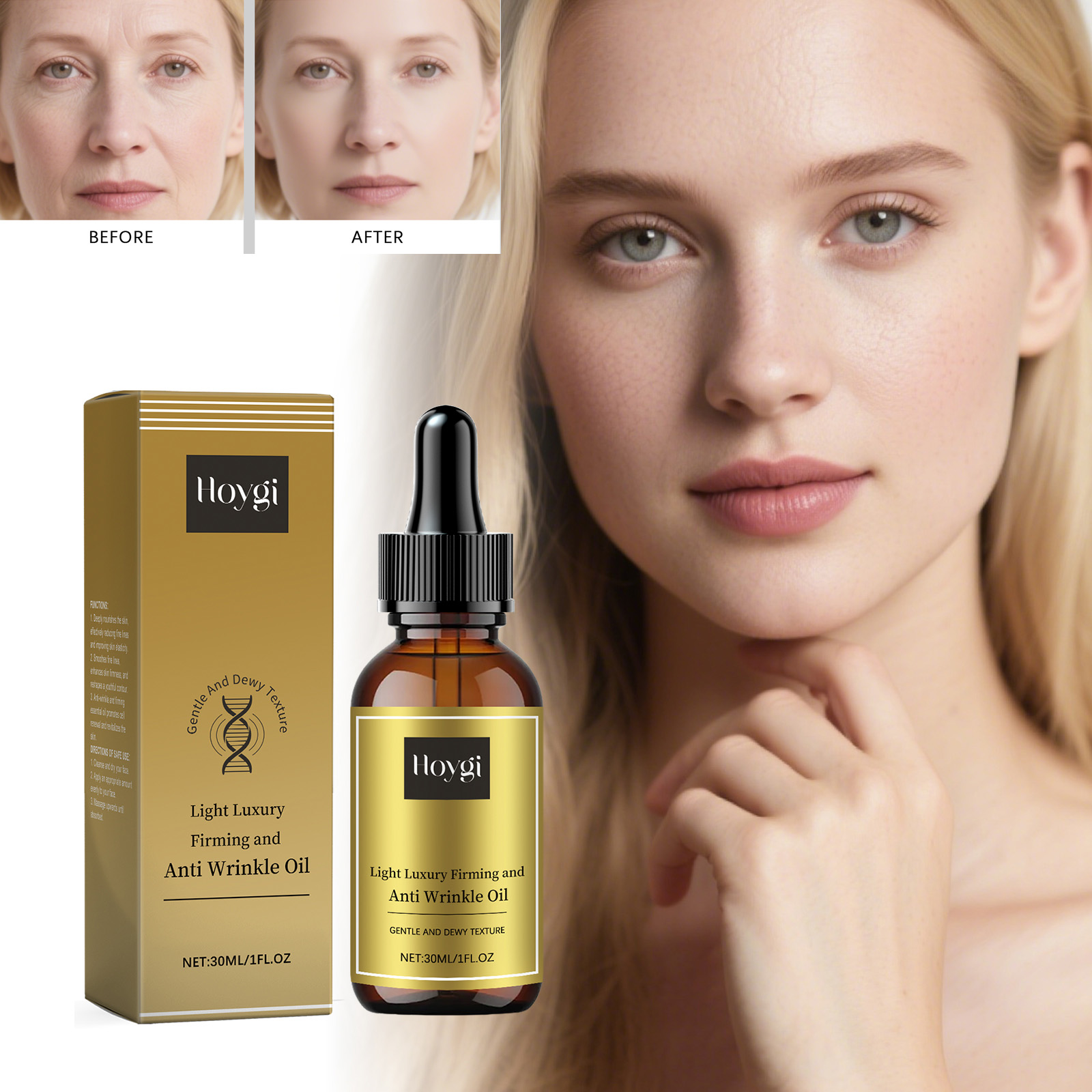 Luxury Skincare Serum - Rassodante Cura del viso Olio Lifting