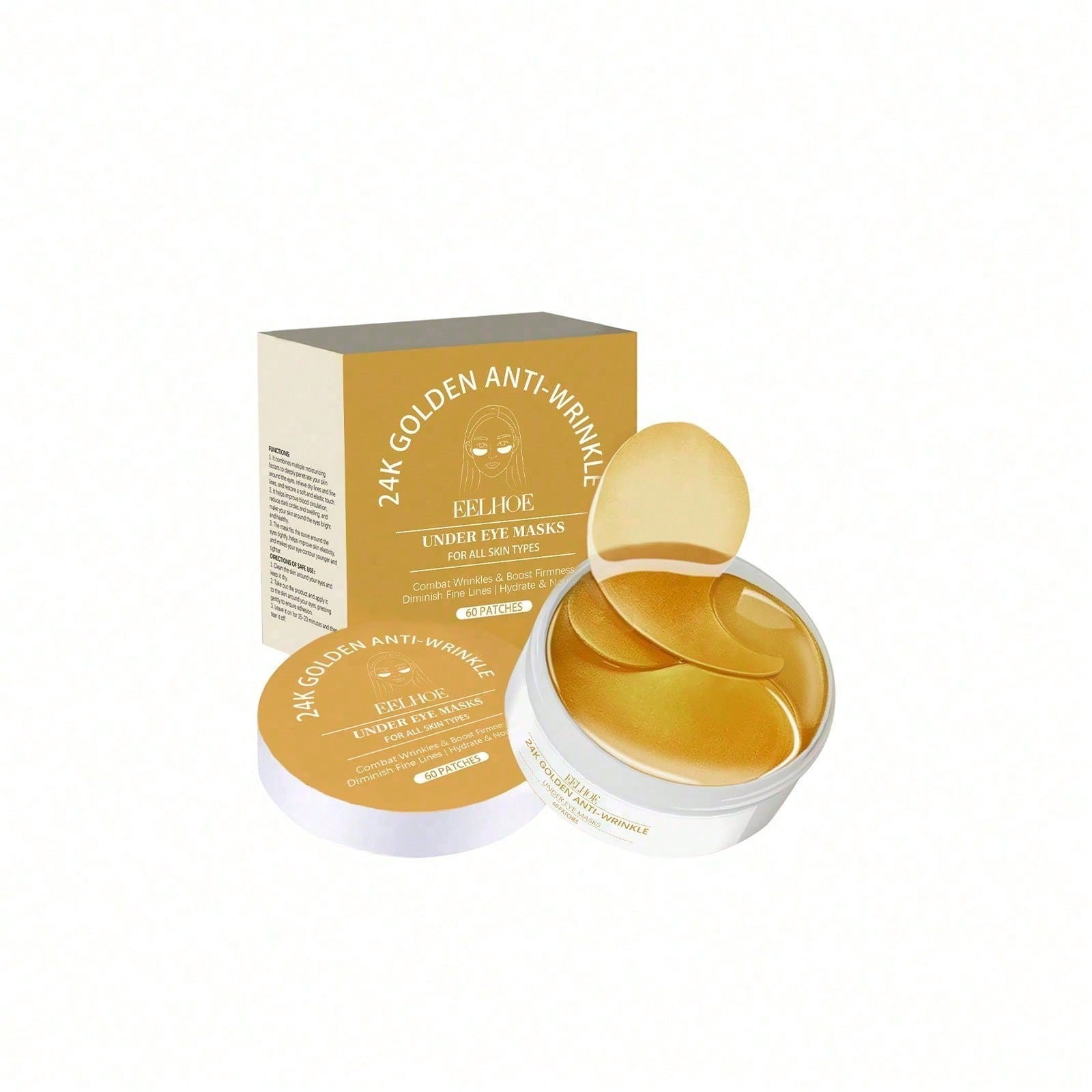 Luxury Skincare Line - Maschera Occhi in Oro 24K, 60