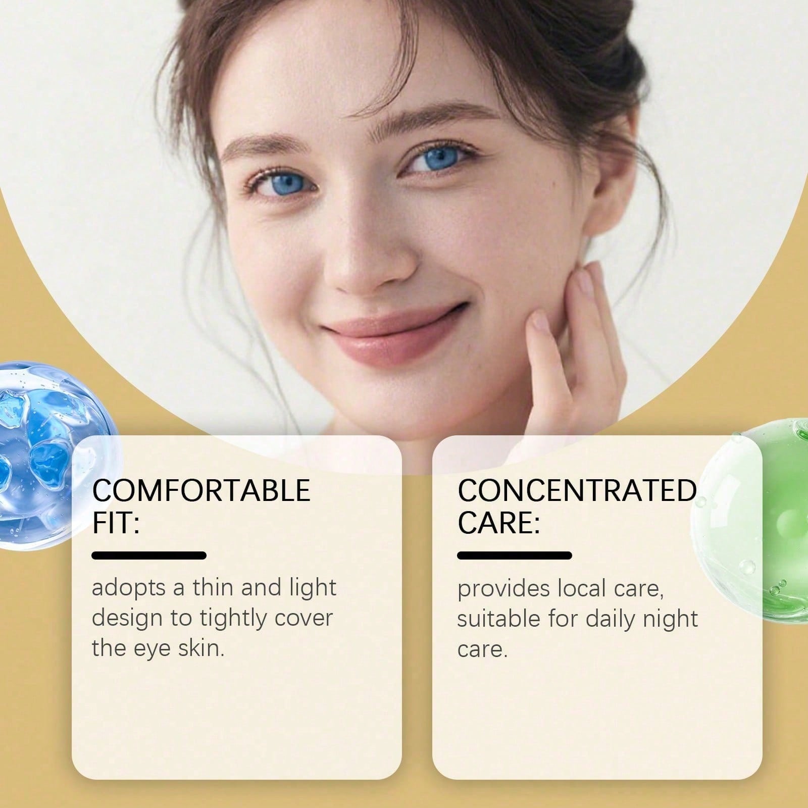 Maschera Occhi in Oro 24K, 60  - Luxury Skincare Line recensione e prezzo